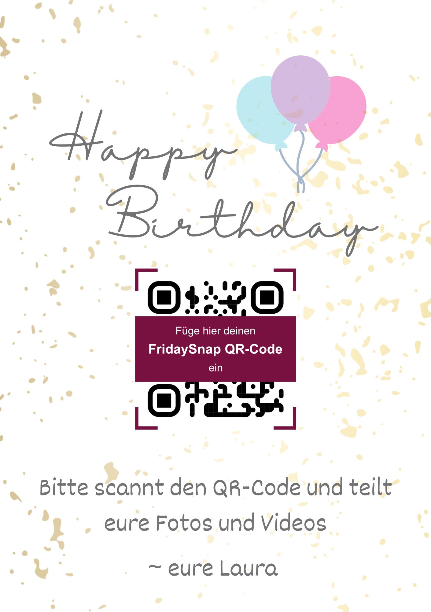 QR-Code Vorlage 2